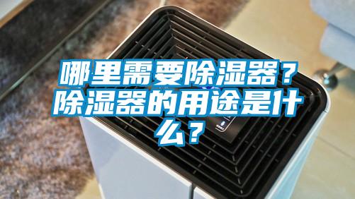 哪里需要除濕器？除濕器的用途是什么？