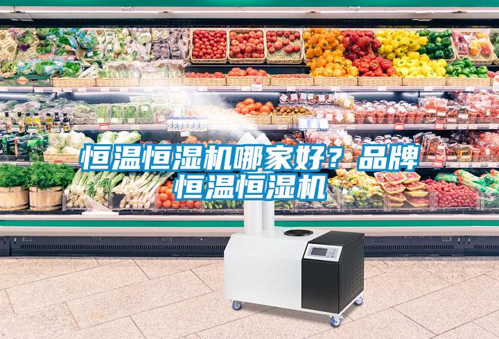 恒溫恒濕機哪家好？品牌恒溫恒濕機