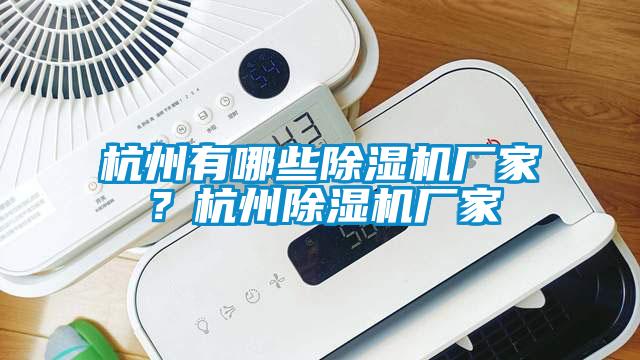 杭州有哪些除濕機(jī)廠家？杭州除濕機(jī)廠家