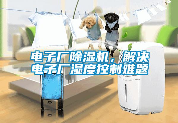 電子廠除濕機，解決電子廠濕度控制難題