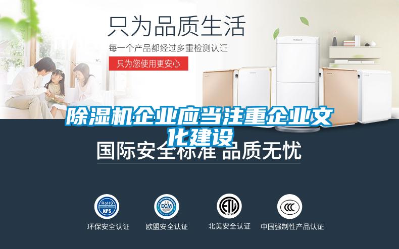 除濕機企業(yè)應當注重企業(yè)文化建設