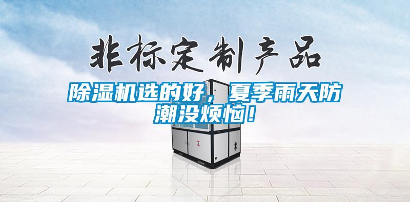 除濕機(jī)選的好，夏季雨天防潮沒煩惱！