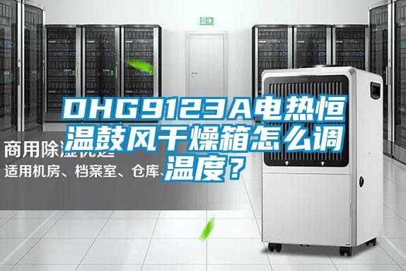 DHG9123A電熱恒溫鼓風(fēng)干燥箱怎么調(diào)溫度？