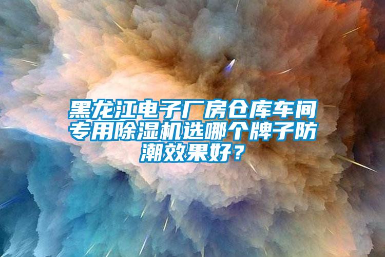 黑龍江電子廠房倉庫車間專用除濕機選哪個牌子防潮效果好？