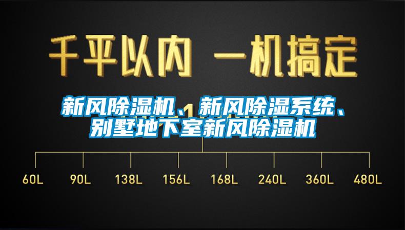 新風(fēng)除濕機(jī)、新風(fēng)除濕系統(tǒng)、別墅地下室新風(fēng)除濕機(jī)