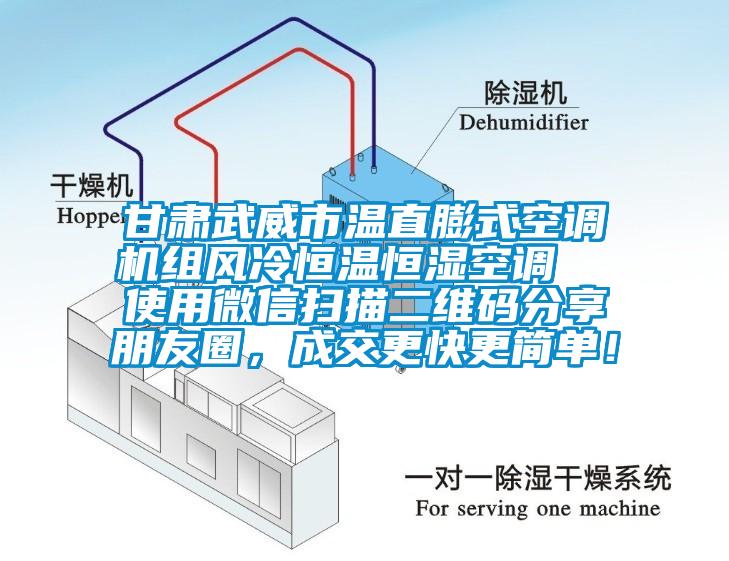 甘肅武威市溫直膨式空調(diào)機組風(fēng)冷恒溫恒濕空調(diào)  使用微信掃描二維碼分享朋友圈，成交更快更簡單！