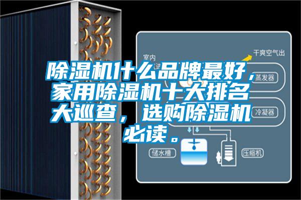 除濕機什么品牌最好，家用除濕機十大排名大巡查，選購除濕機必讀。