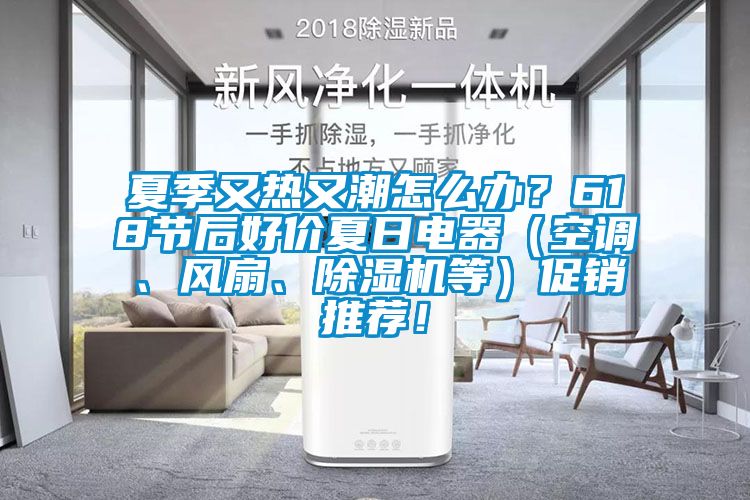 夏季又熱又潮怎么辦？618節(jié)后好價夏日電器（空調、風扇、除濕機等）促銷推薦！