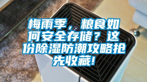 梅雨季，糧食如何安全存儲？這份除濕防潮攻略搶先收藏!