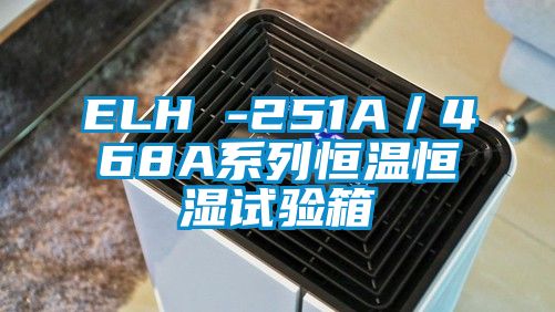 ELH -251A／468A系列恒溫恒濕試驗(yàn)箱