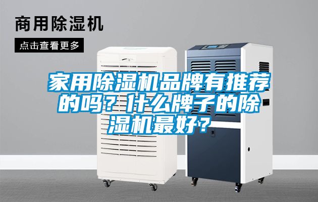 家用除濕機品牌有推薦的嗎？什么牌子的除濕機最好？